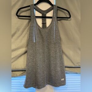 Marika Tek Drywik Gray Sleeveless performance Tank, Size Medium
